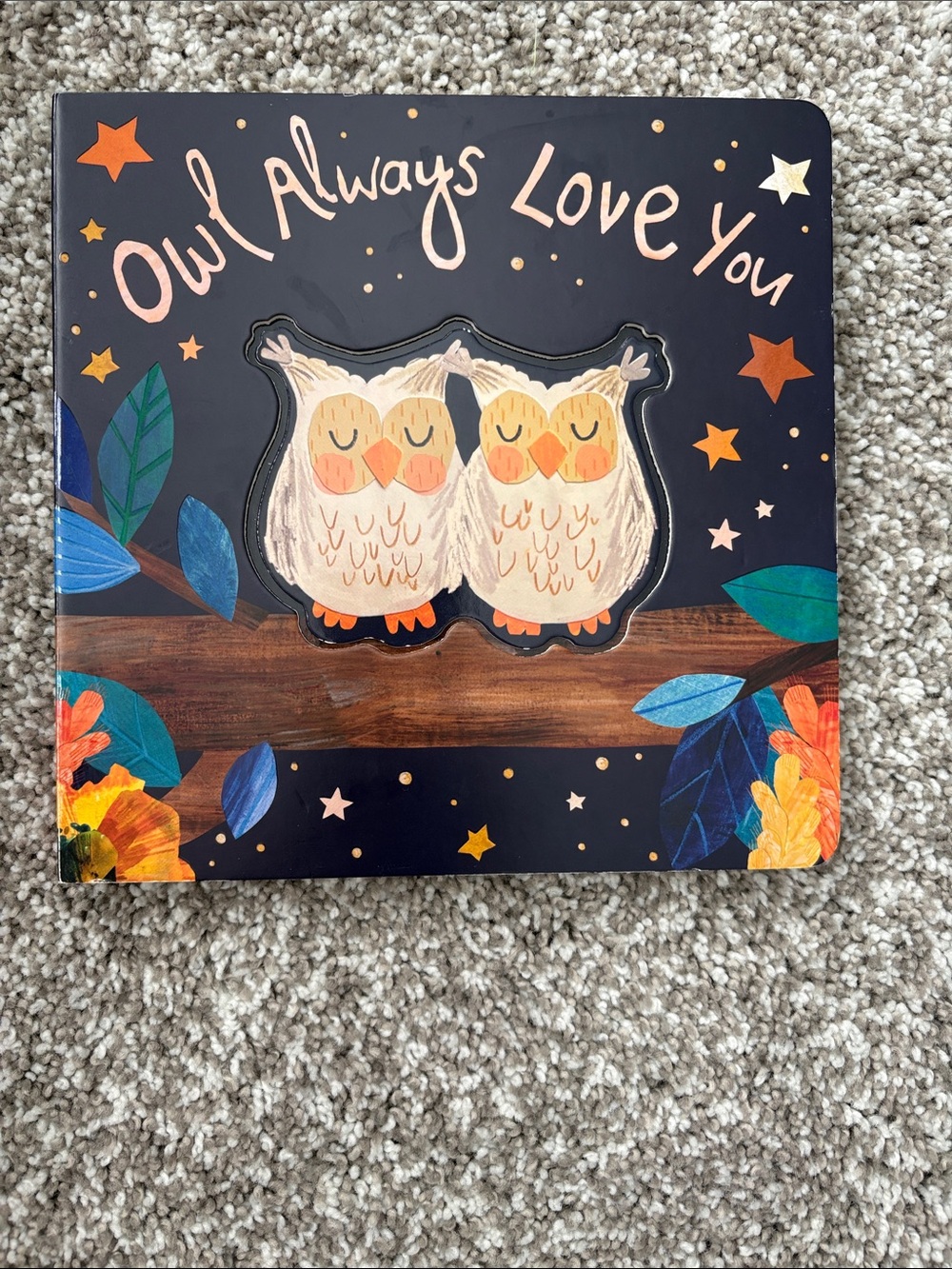 Owl Always Love You Board Book - Navy and Cream